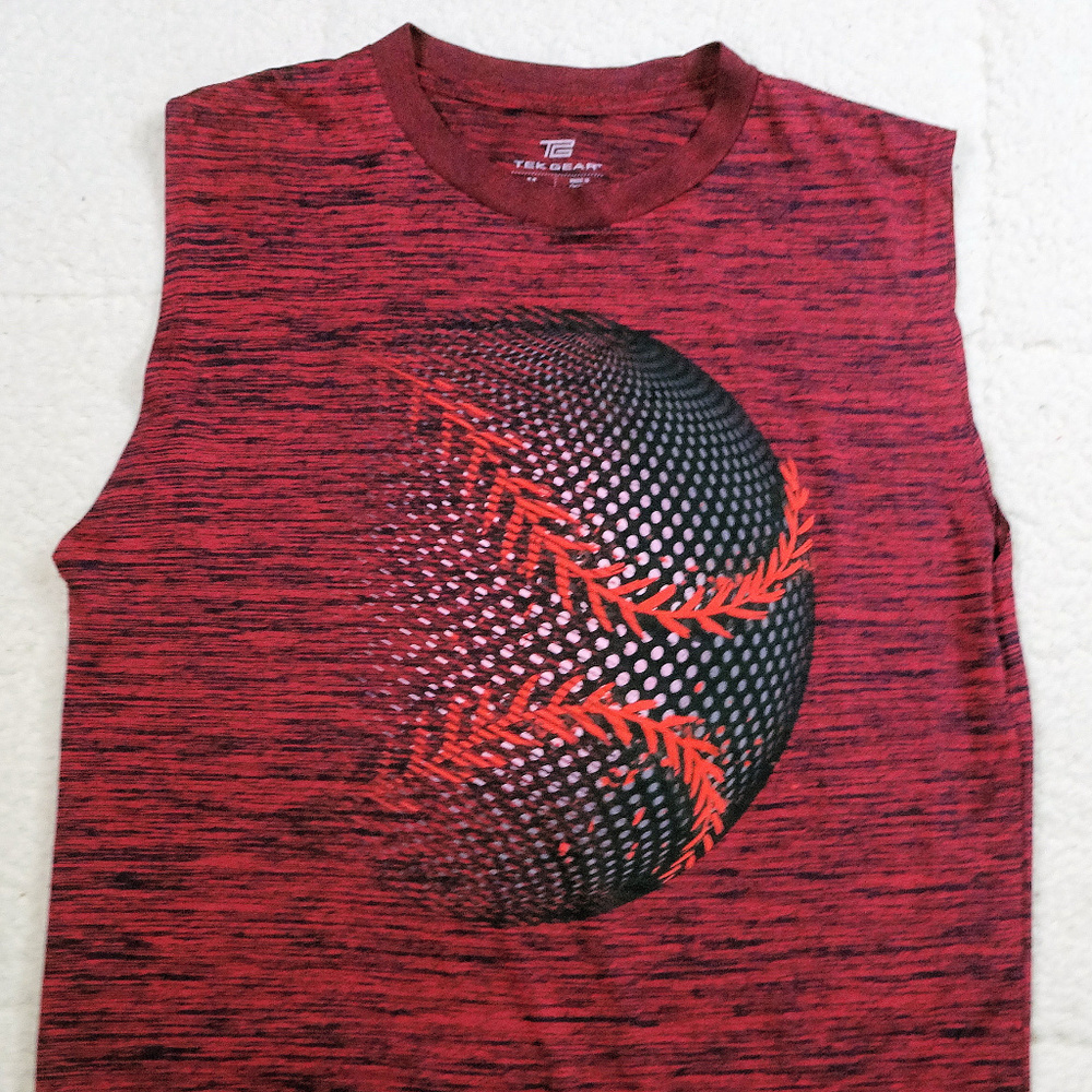Tek Gear Baseball Tank Top Size Medium